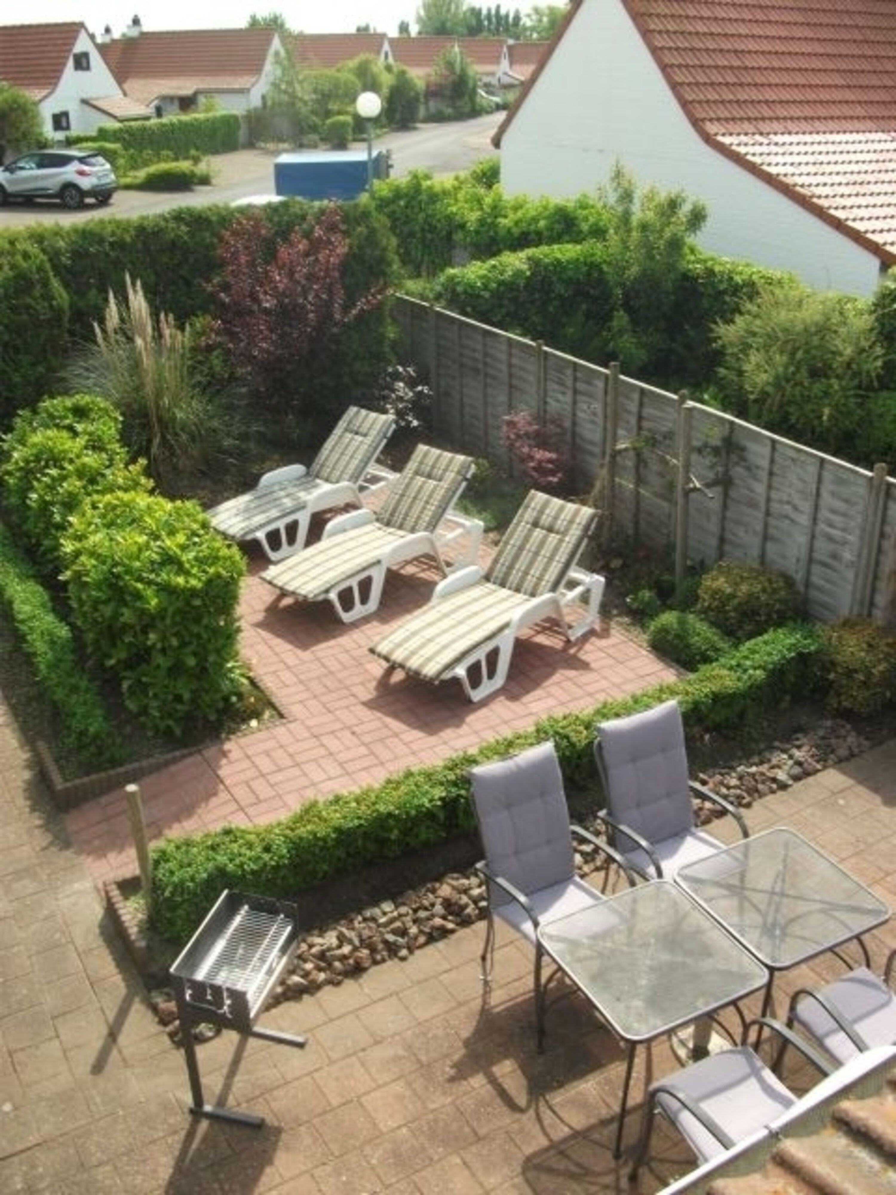 Garten von oben