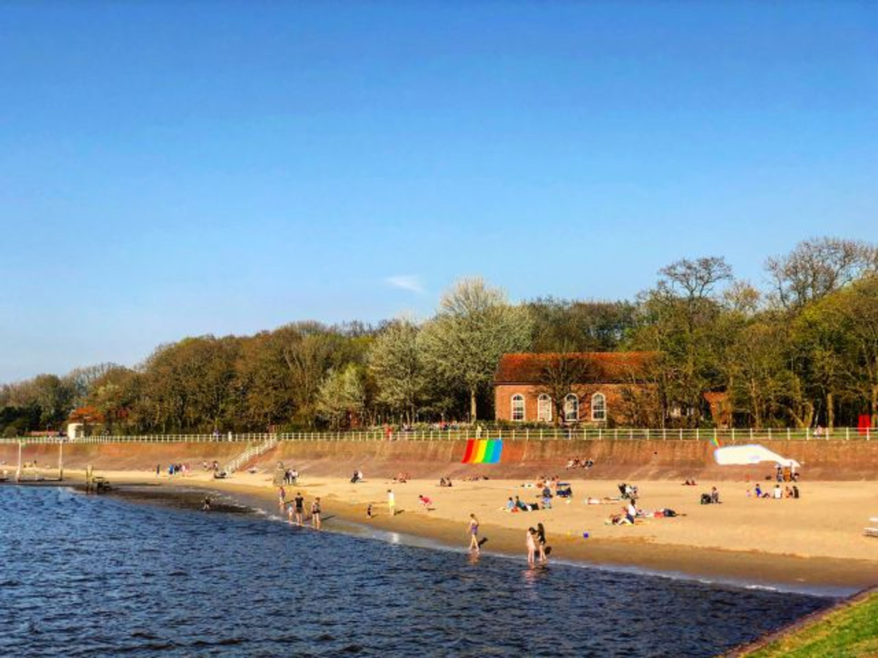 Kurhausstrand in Dangast - hier sind Hunde erlaubt
