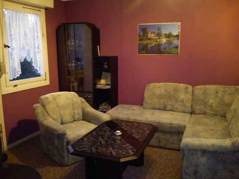 Wohnzimmer mit Kaminofen