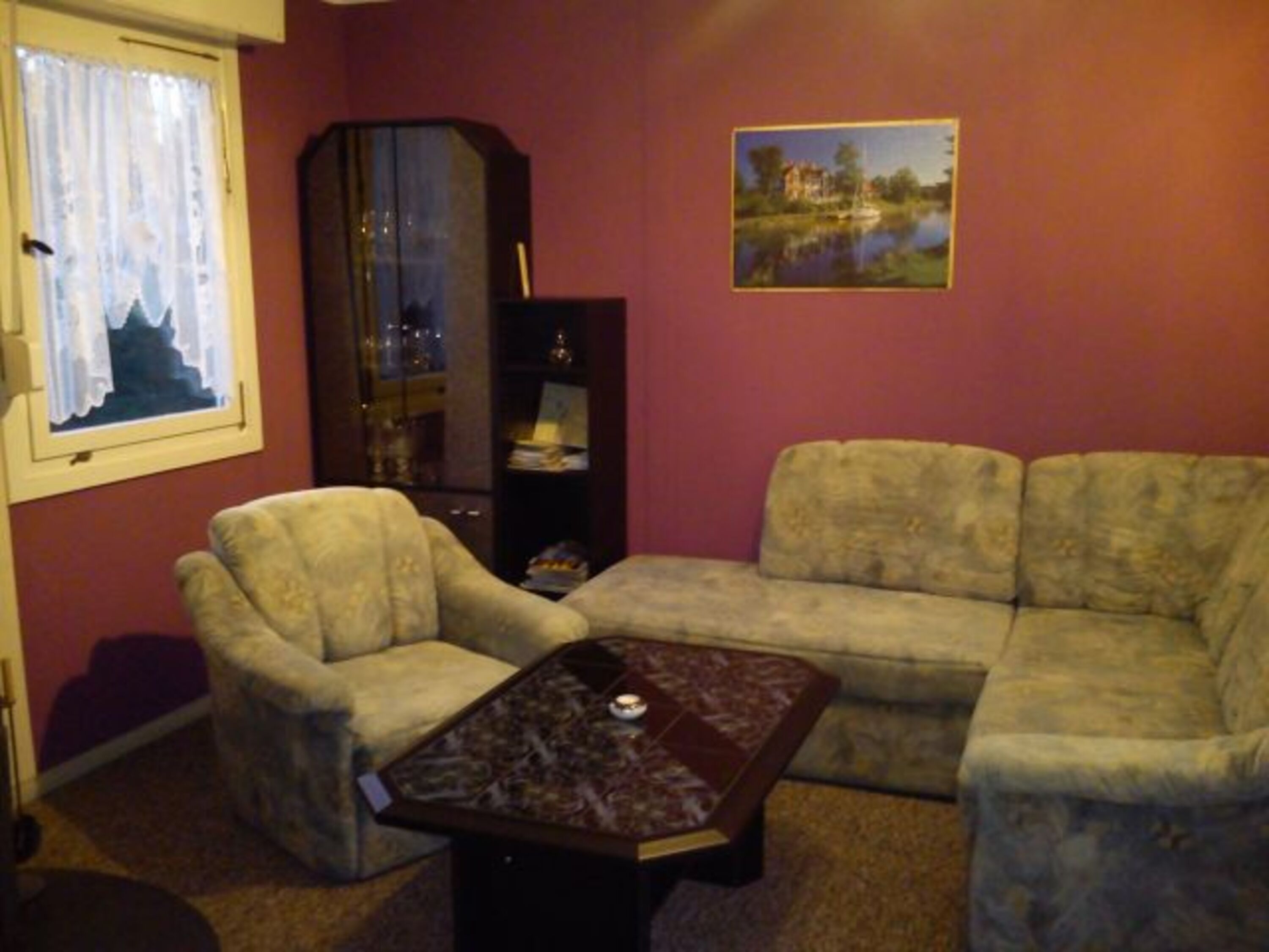 Wohnzimmer mit Kaminofen