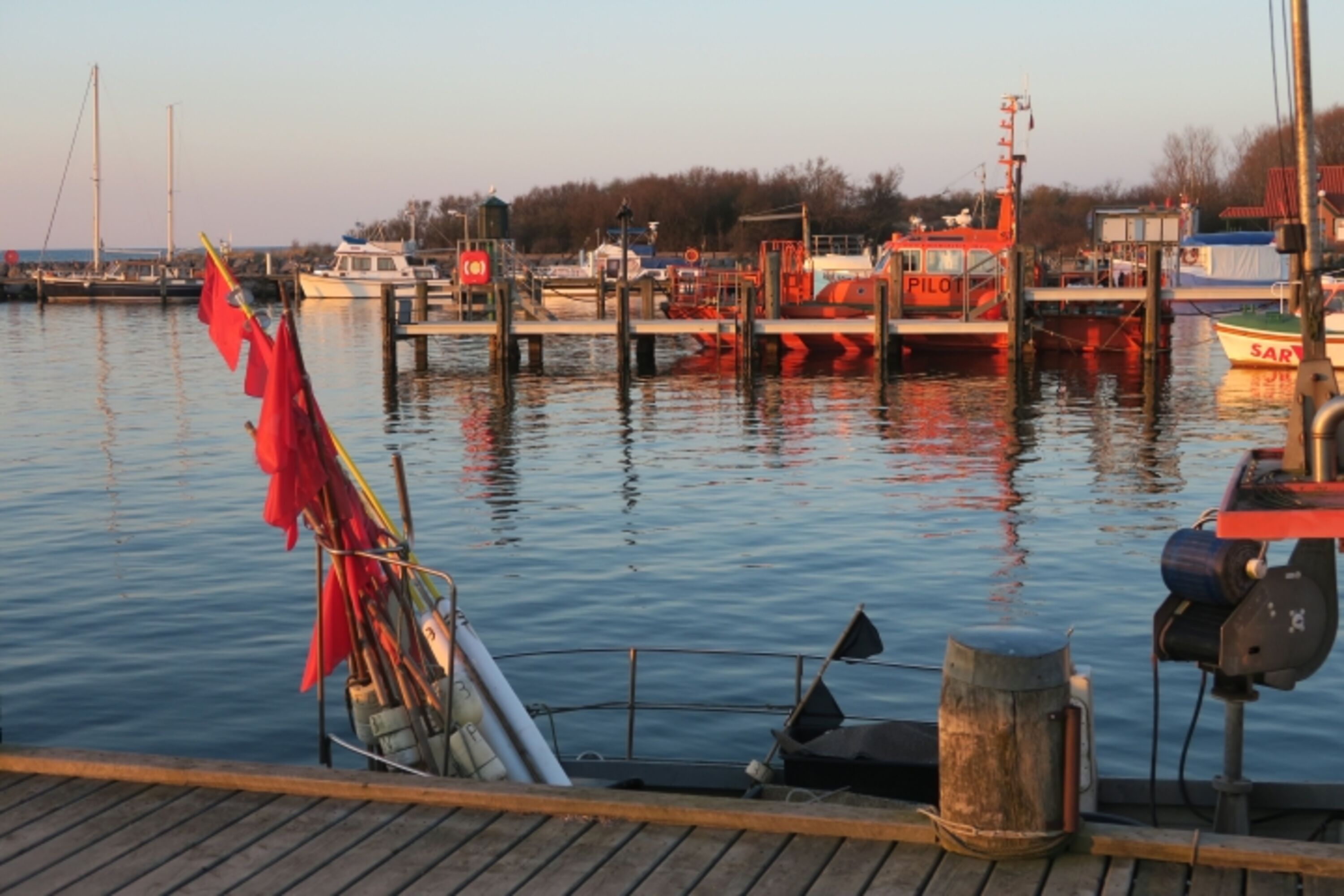 Hafen im Herbst