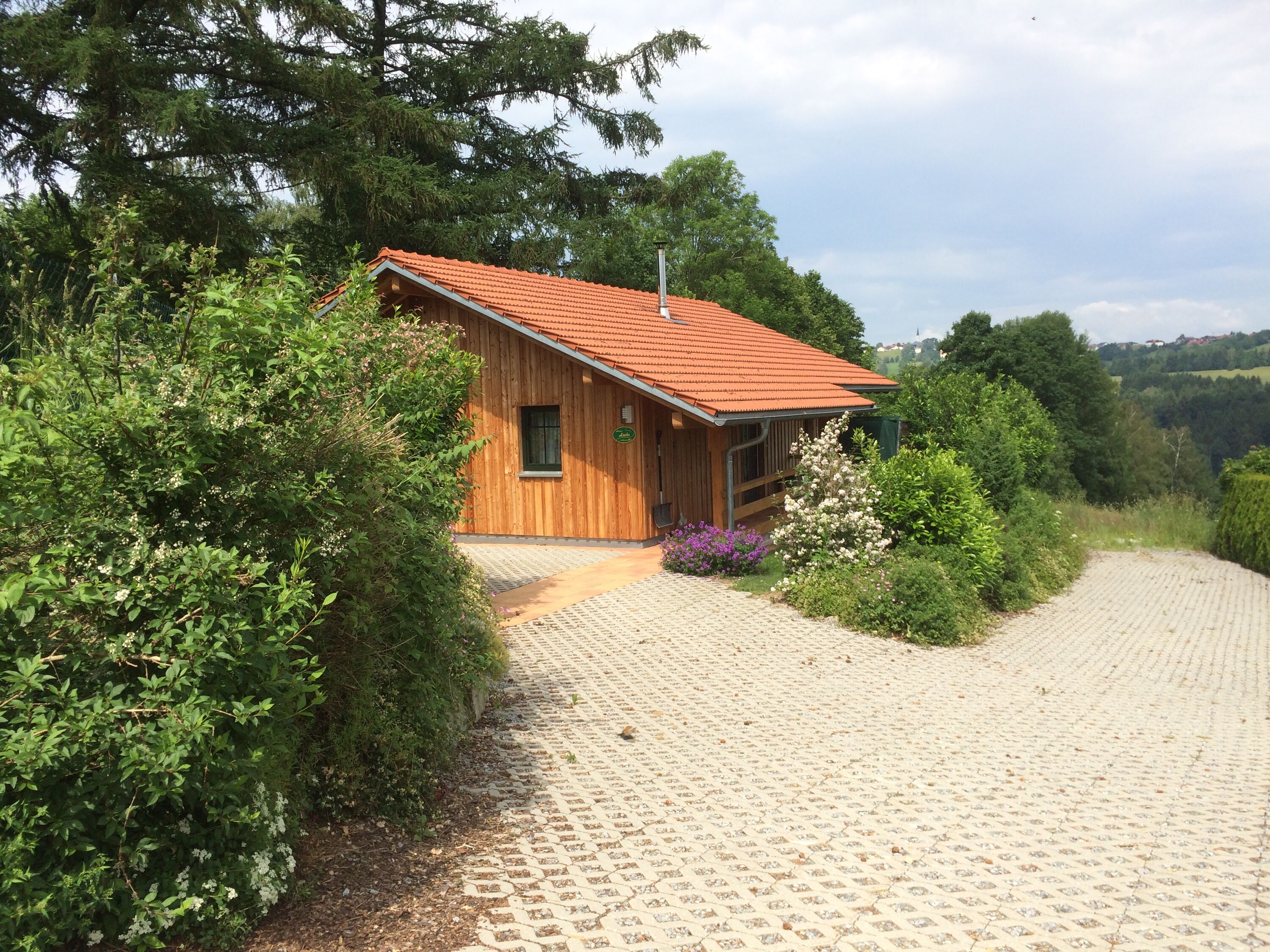 Haus Nationalpark mit Hund