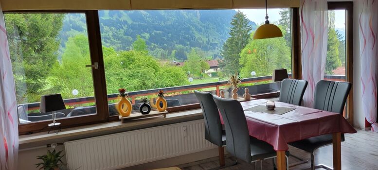 Ausblick vom Wohnzimmer 