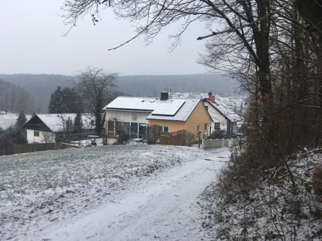 Auch wir haben manchmal Schnee