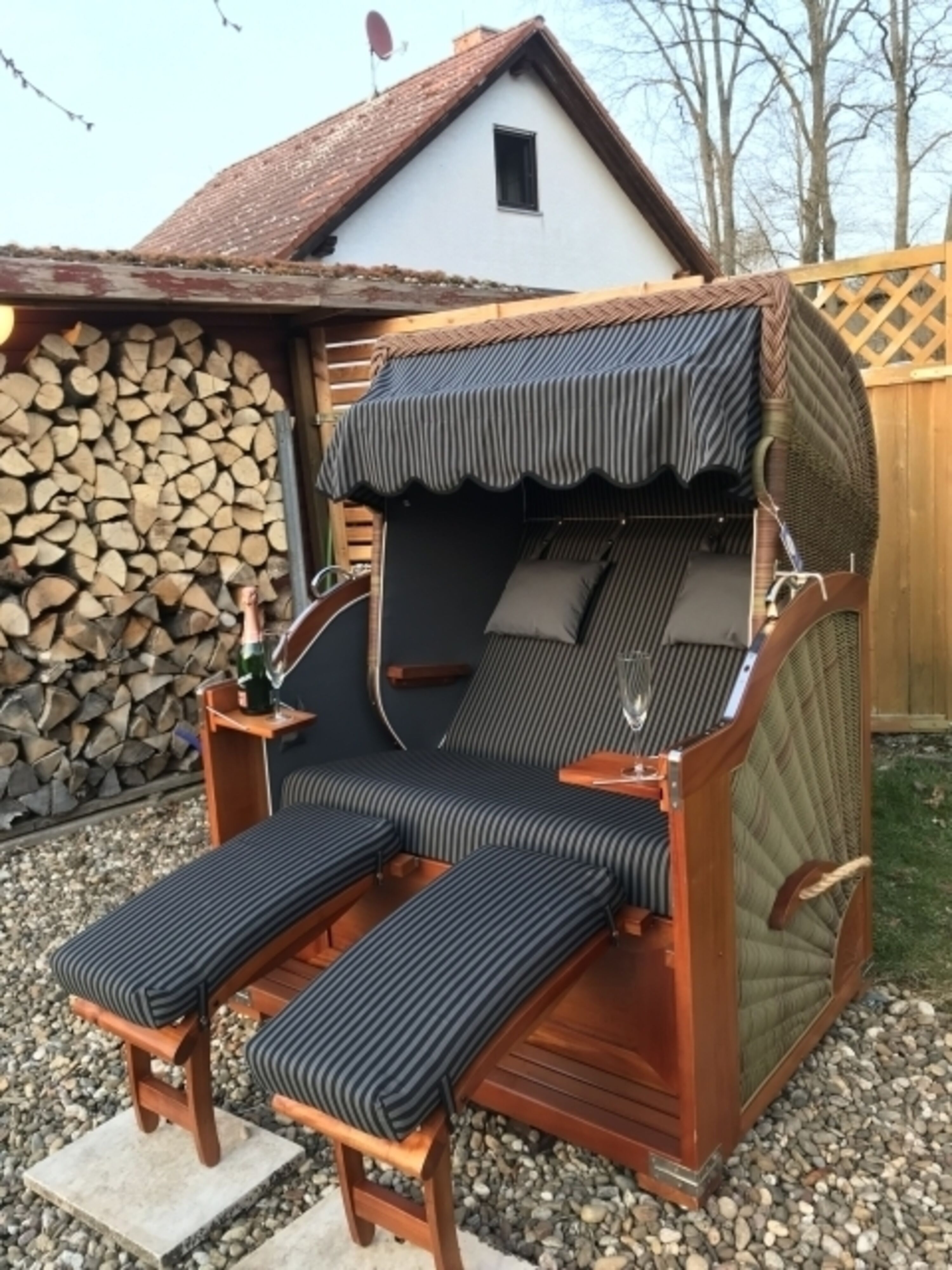 Unser neuer Strandkorb