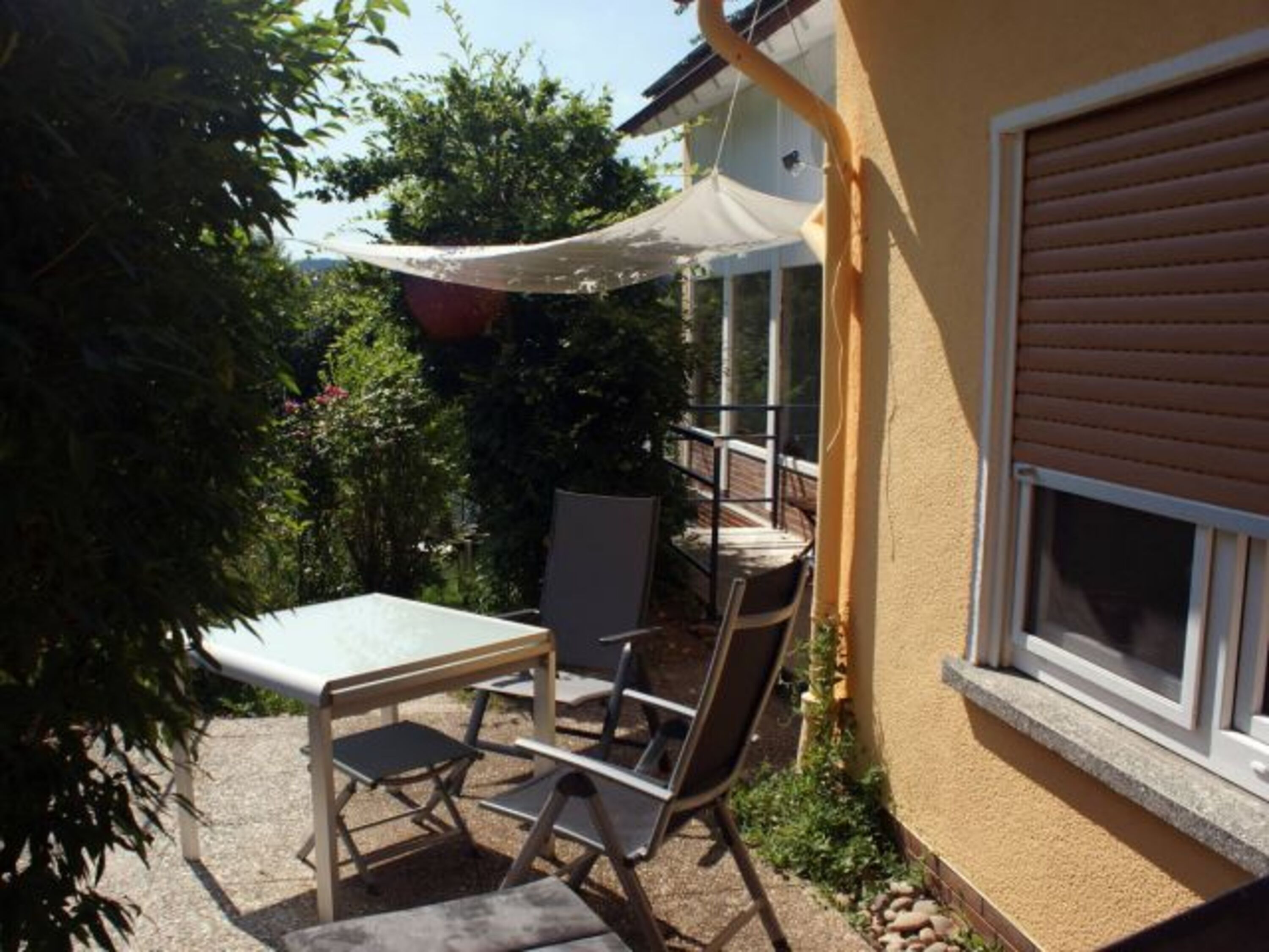 die obere Terrasse 