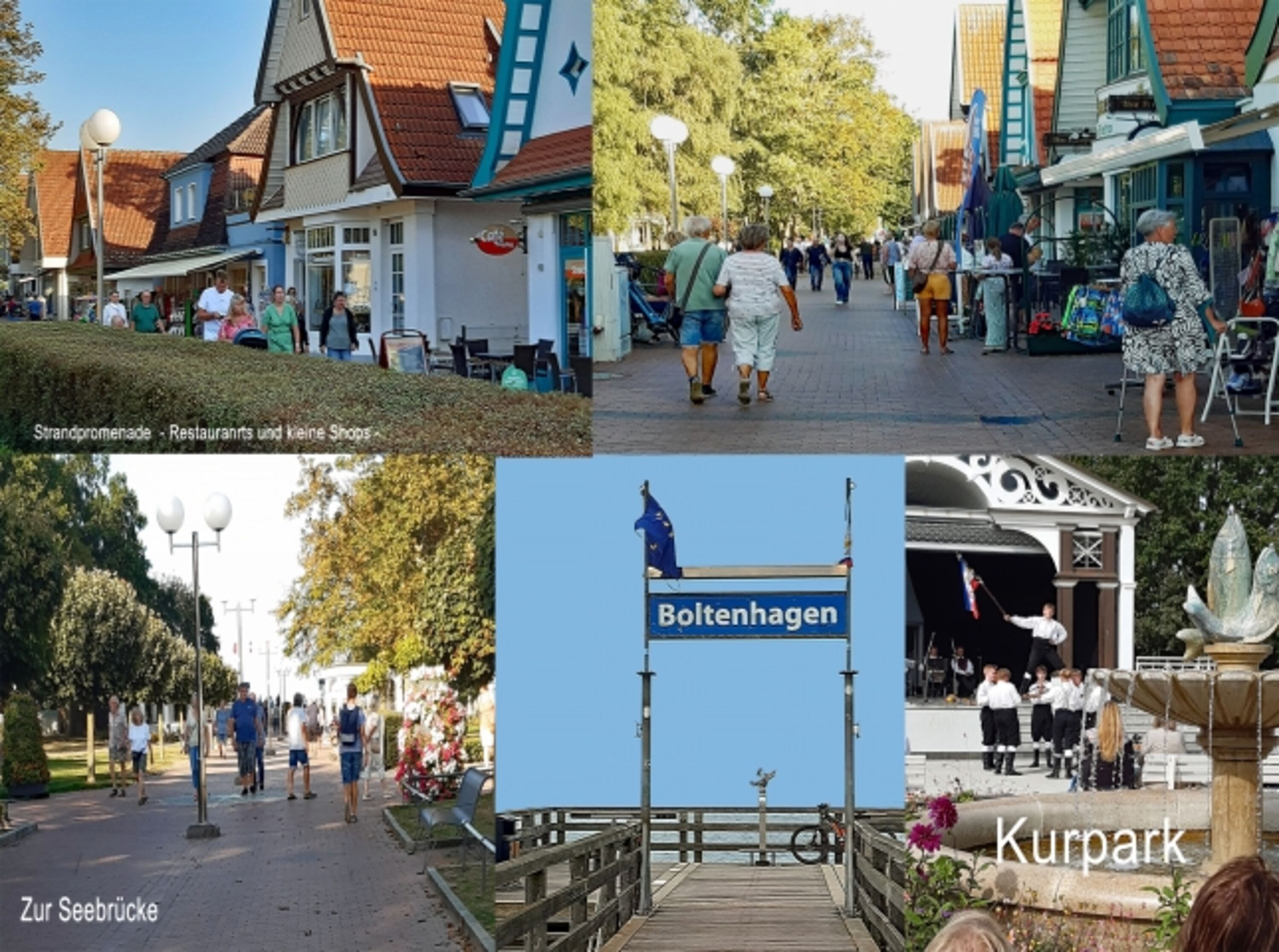 Collage Seebrücke