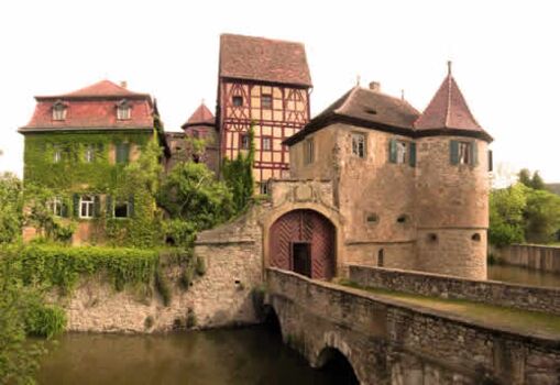 Das Schloss von vorne