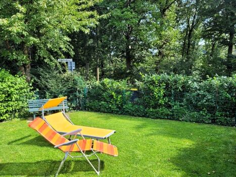 Eingezäunter Garten, Ferienhaus Merle Ferienhäuser Marx