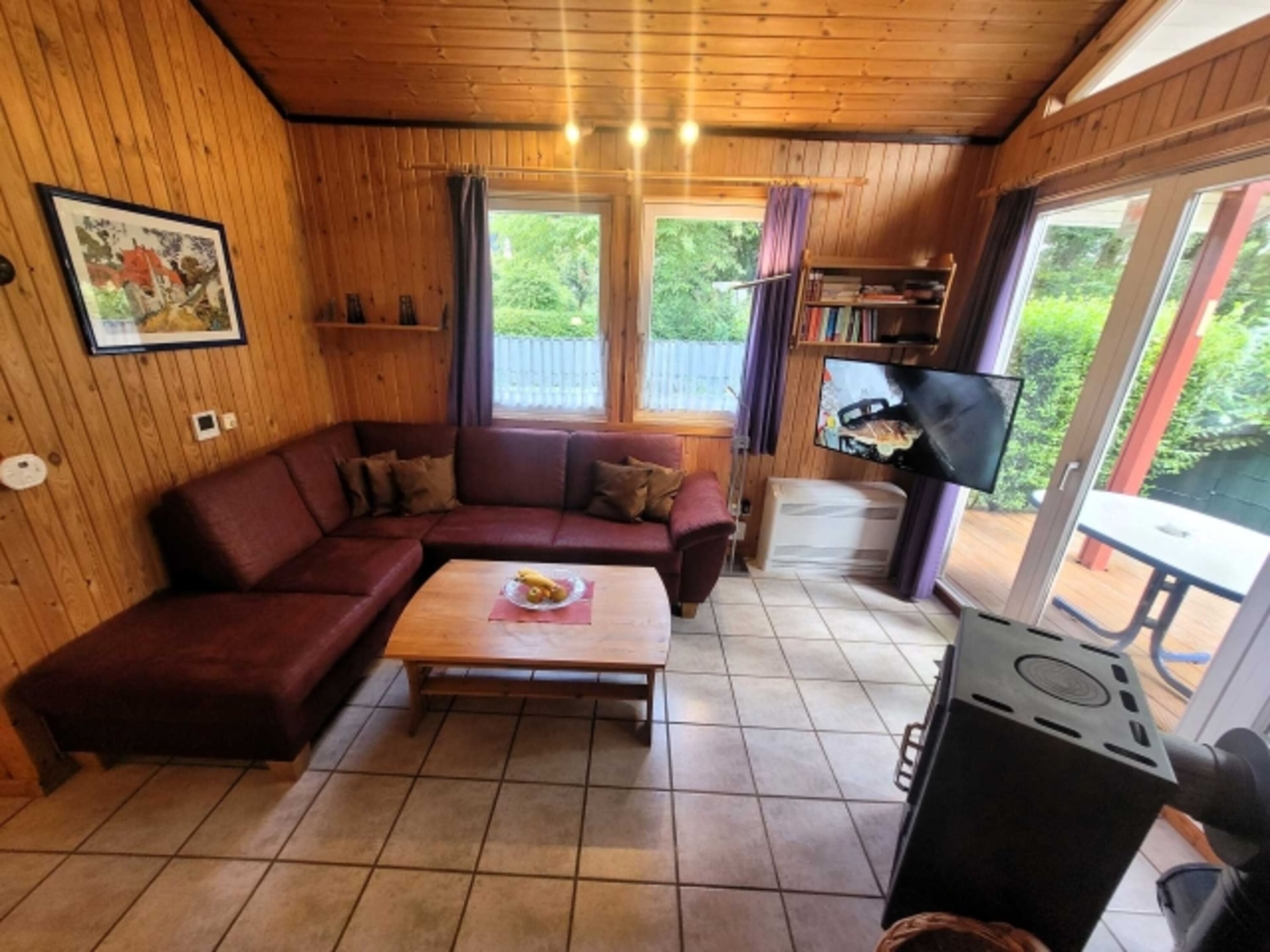 Wohnbereich Ferienhaus Merle Ferienhäuser Marx
