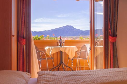 Ausblick Ferienwohnung mit Blick auf die Westalpen