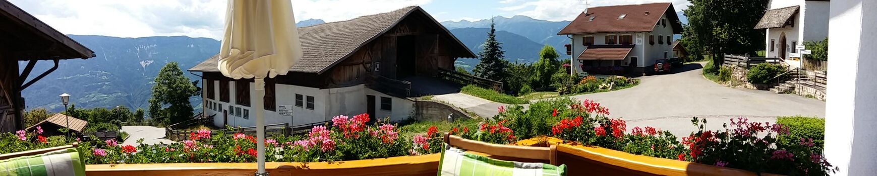 Panoramasicht Balkon App. Typ Valentin