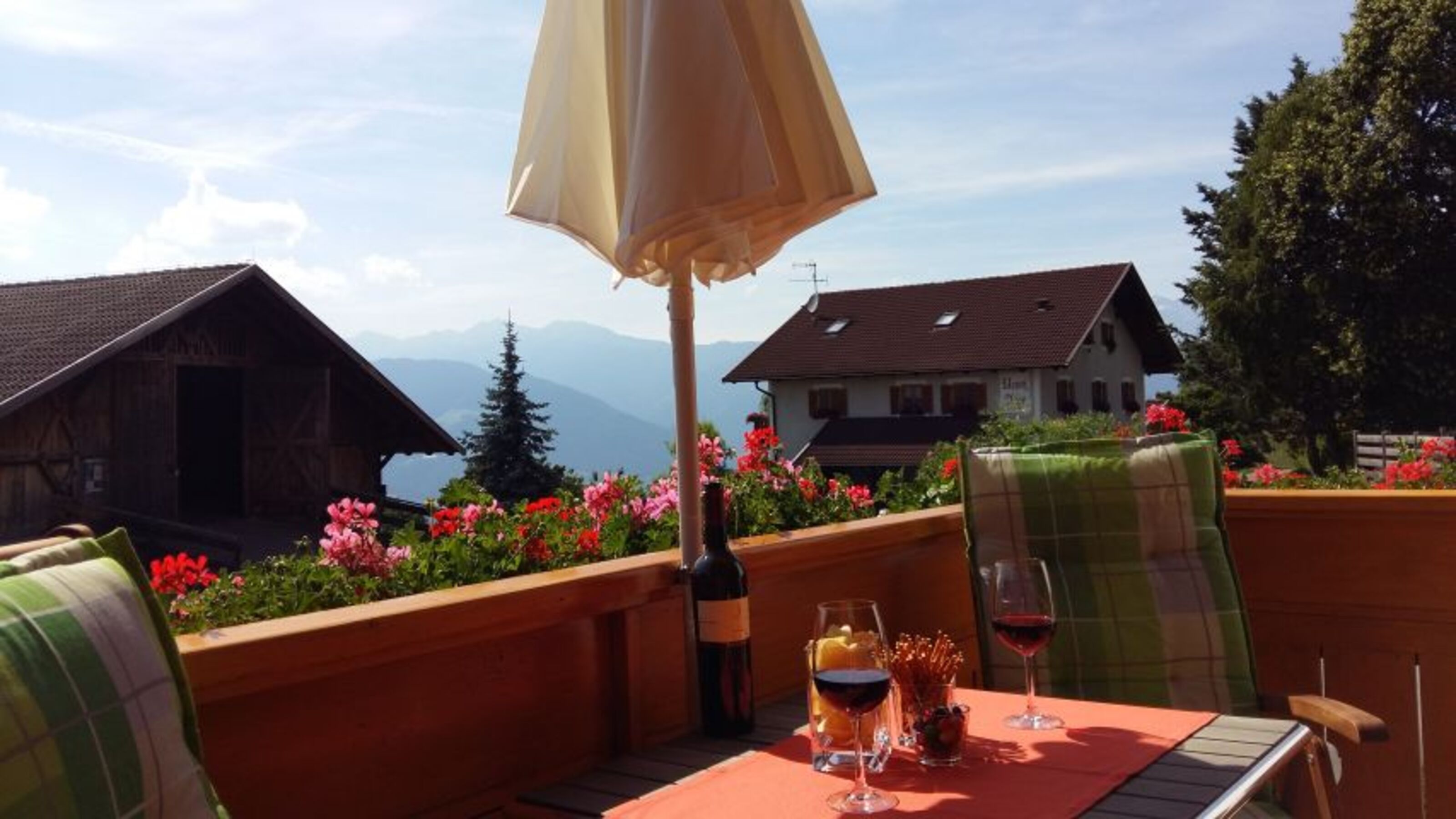 Balkon mit Blick Richtung Westen App. Typ Valentin