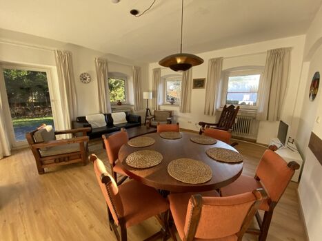 Essplatz im Wohnzimmer