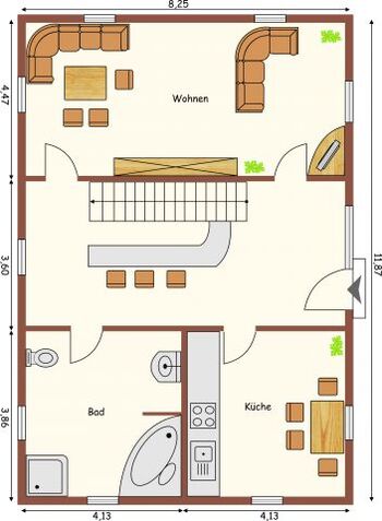 Grundriss Erdgeschoss