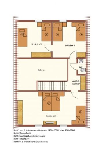 Grundriss Obergeschoss