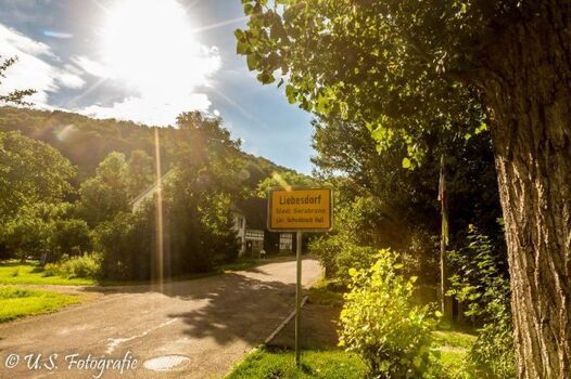 Ort Liebesdorf mit 8 bewohnten Häusern