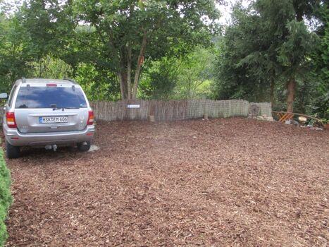 Naturparkplatz direkt am Haus