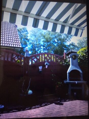 Terrasse mit Markise