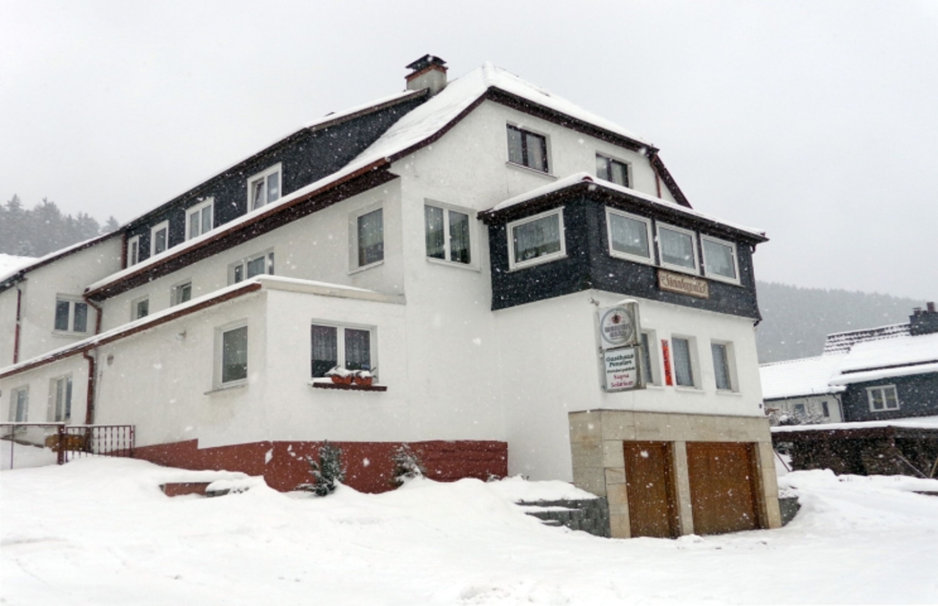 bei Schneefall
