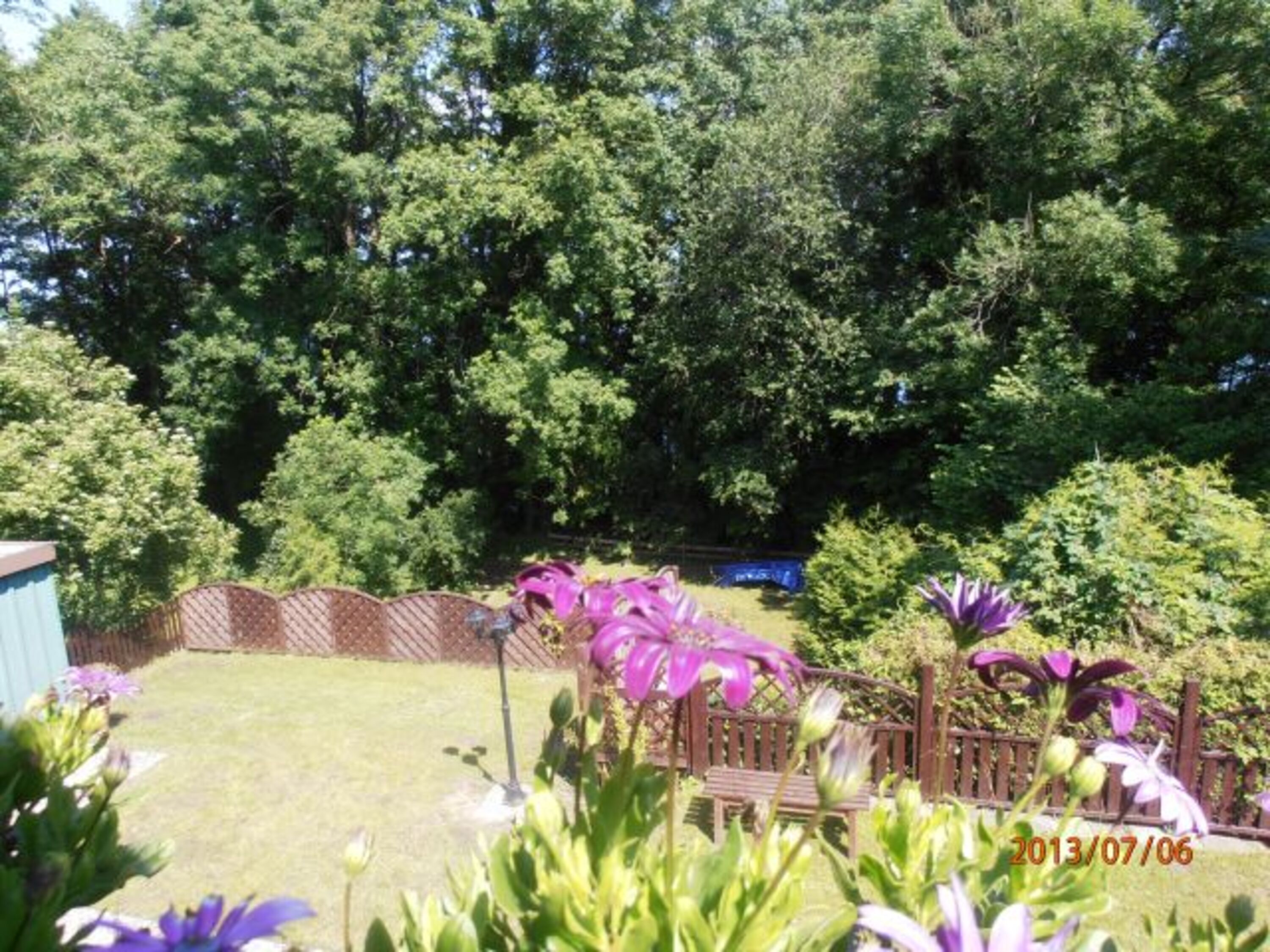 Blick vom Balkon