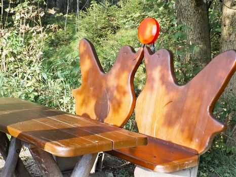 Liebesbankweg: Rubin-Hochzeitsbank