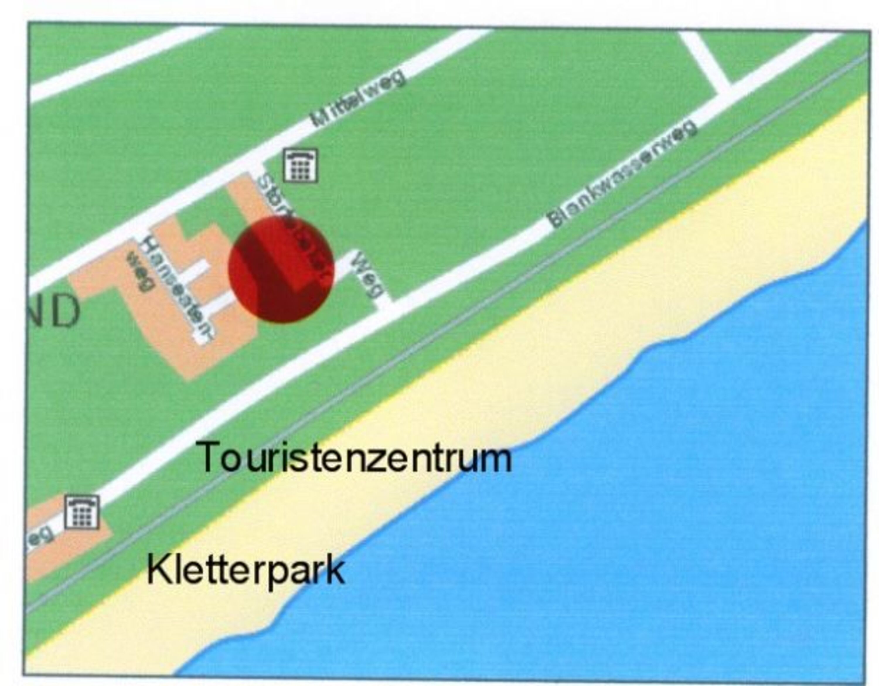 in direkter Strandnähe