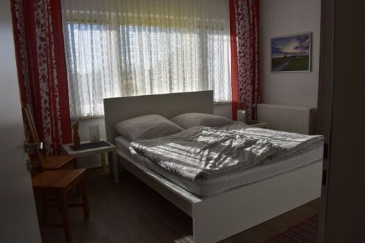 Das Doppelzimmer im Erdgeschoss