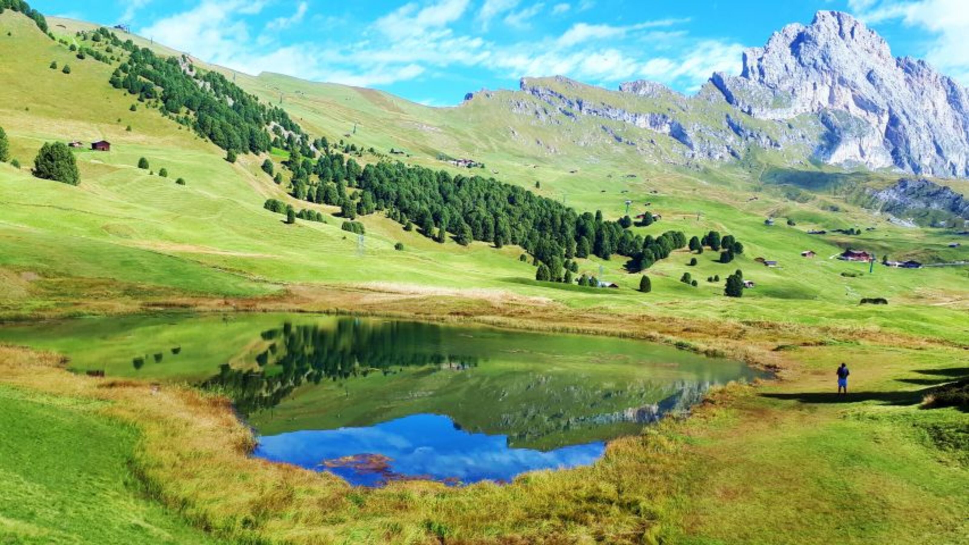 Goldener Herbst in den Dolomiten