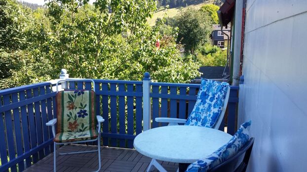 Entspannung auf dem Balkon