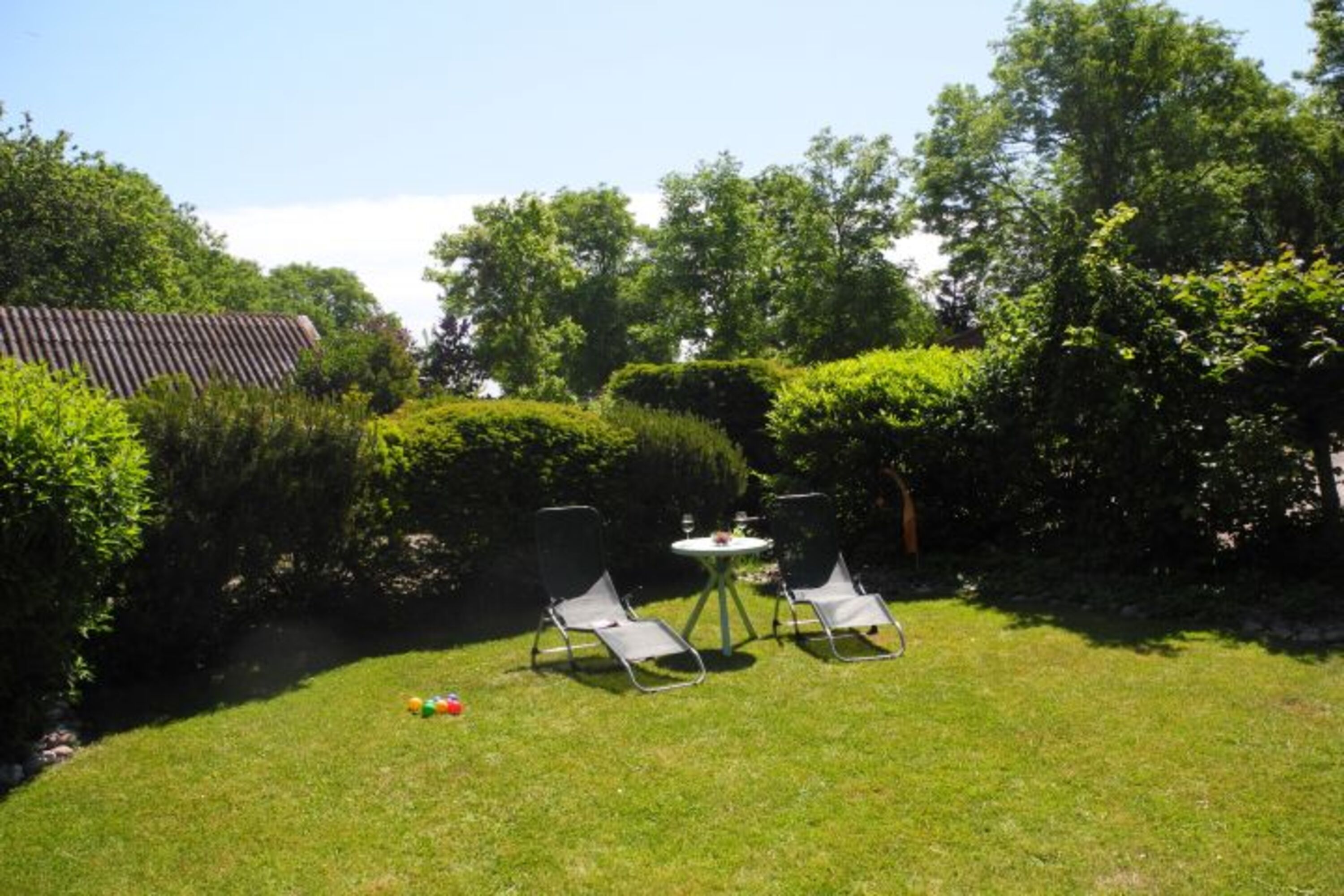 eingezäunter Garten 