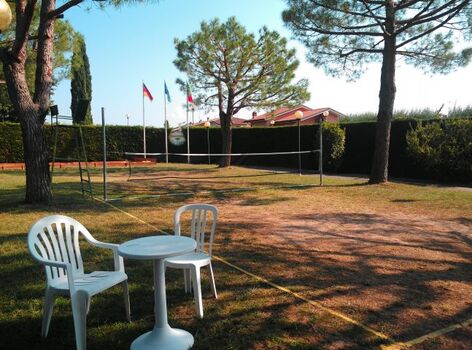 Der Spielplatz in der Ferienanlage