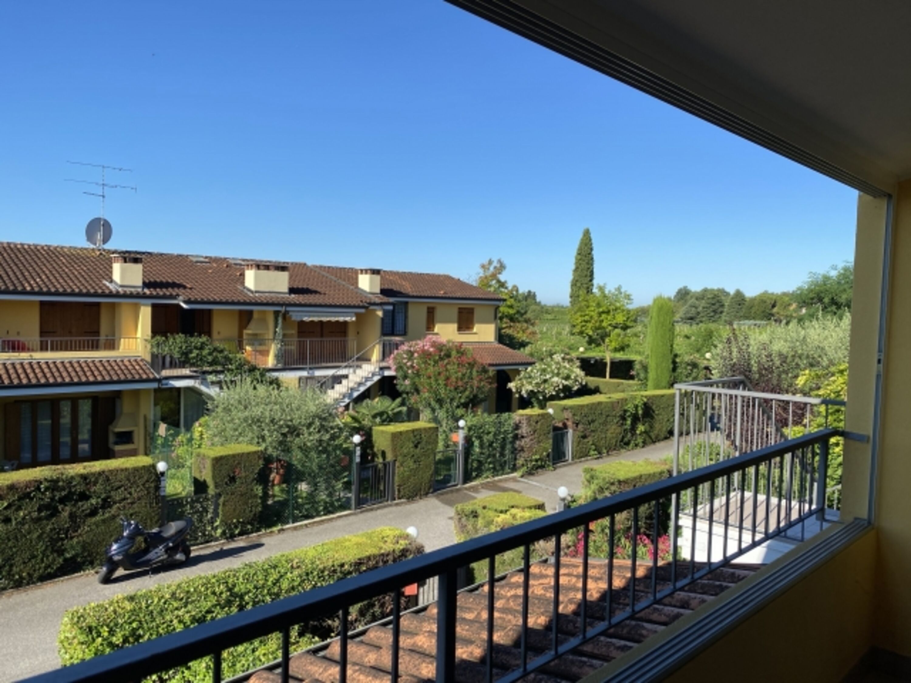 Sicht von der zweiten Terrasse