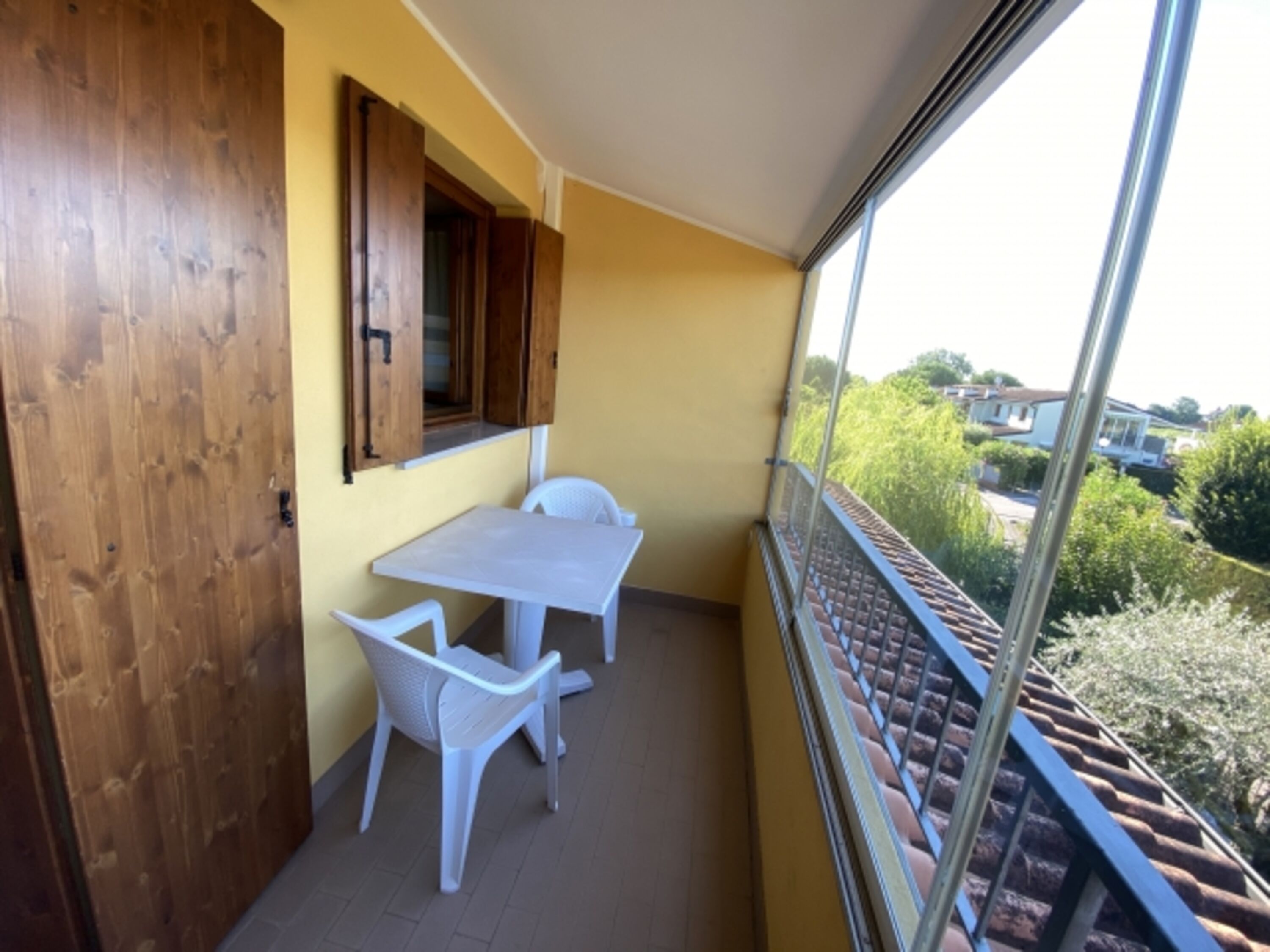 Verglaste Terrasse