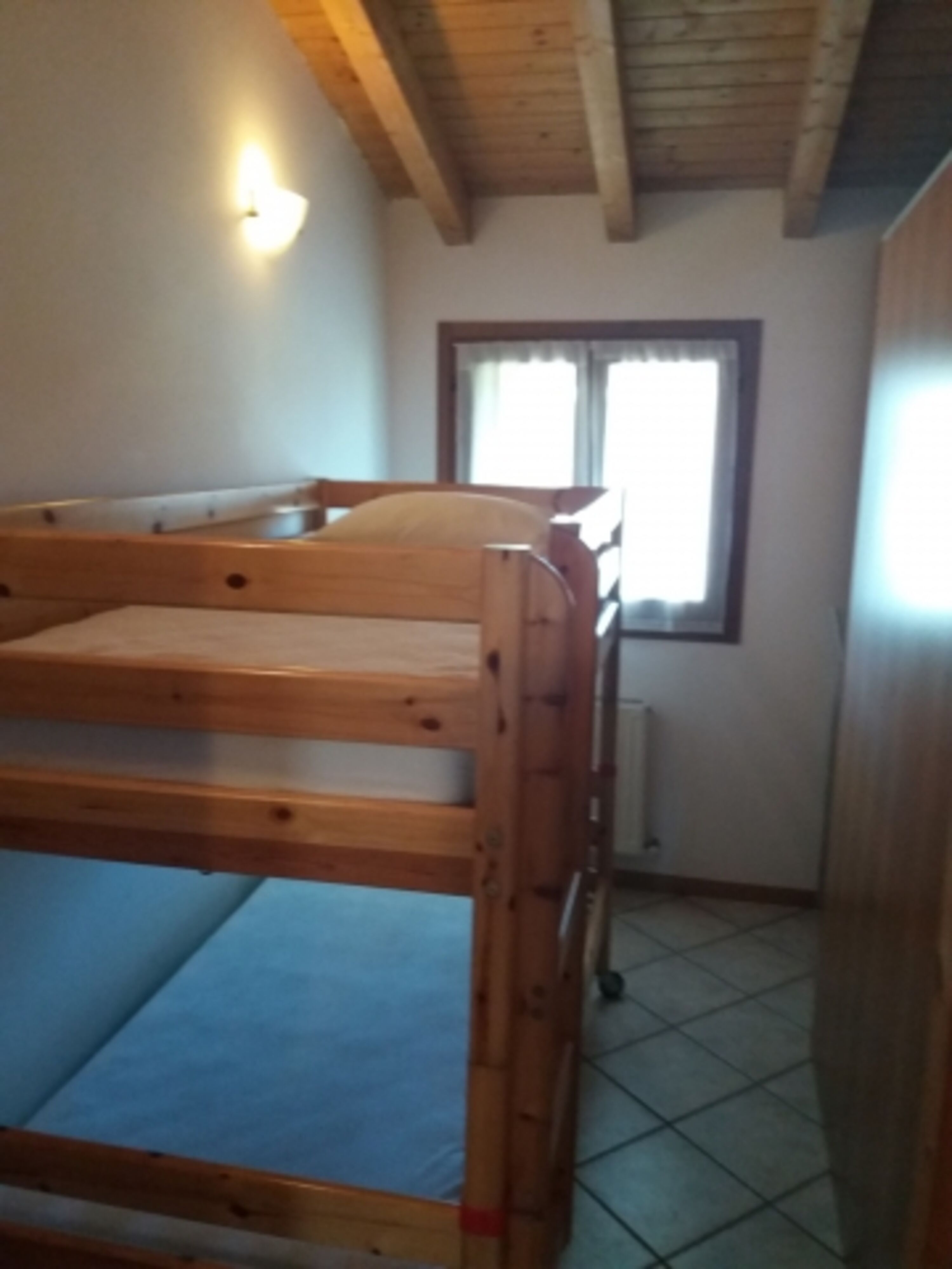 Das zweite Schlafzimmer mit Etagenbett