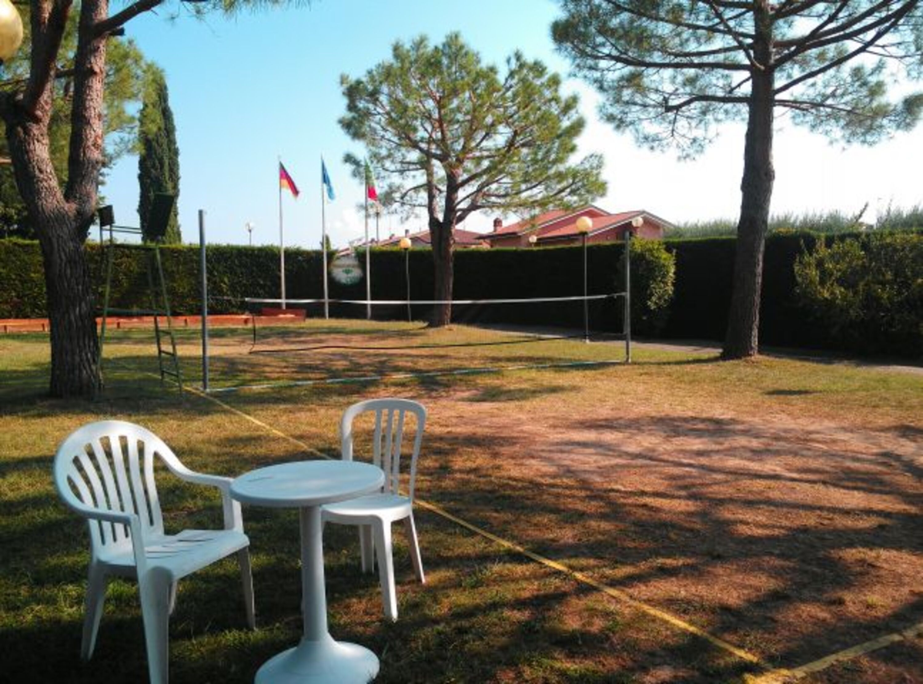 Der Spielplatz in der Ferienanlage