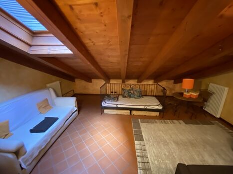 Das Dachgeschosszimmer im OG