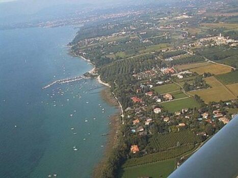 Panoramasicht von Pacengo am Gardasee