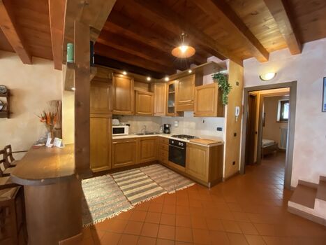 Küchenbereich im Wohnraum