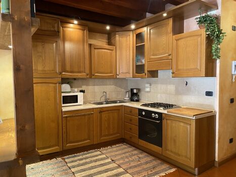 Küchenbereich im Wohnraum