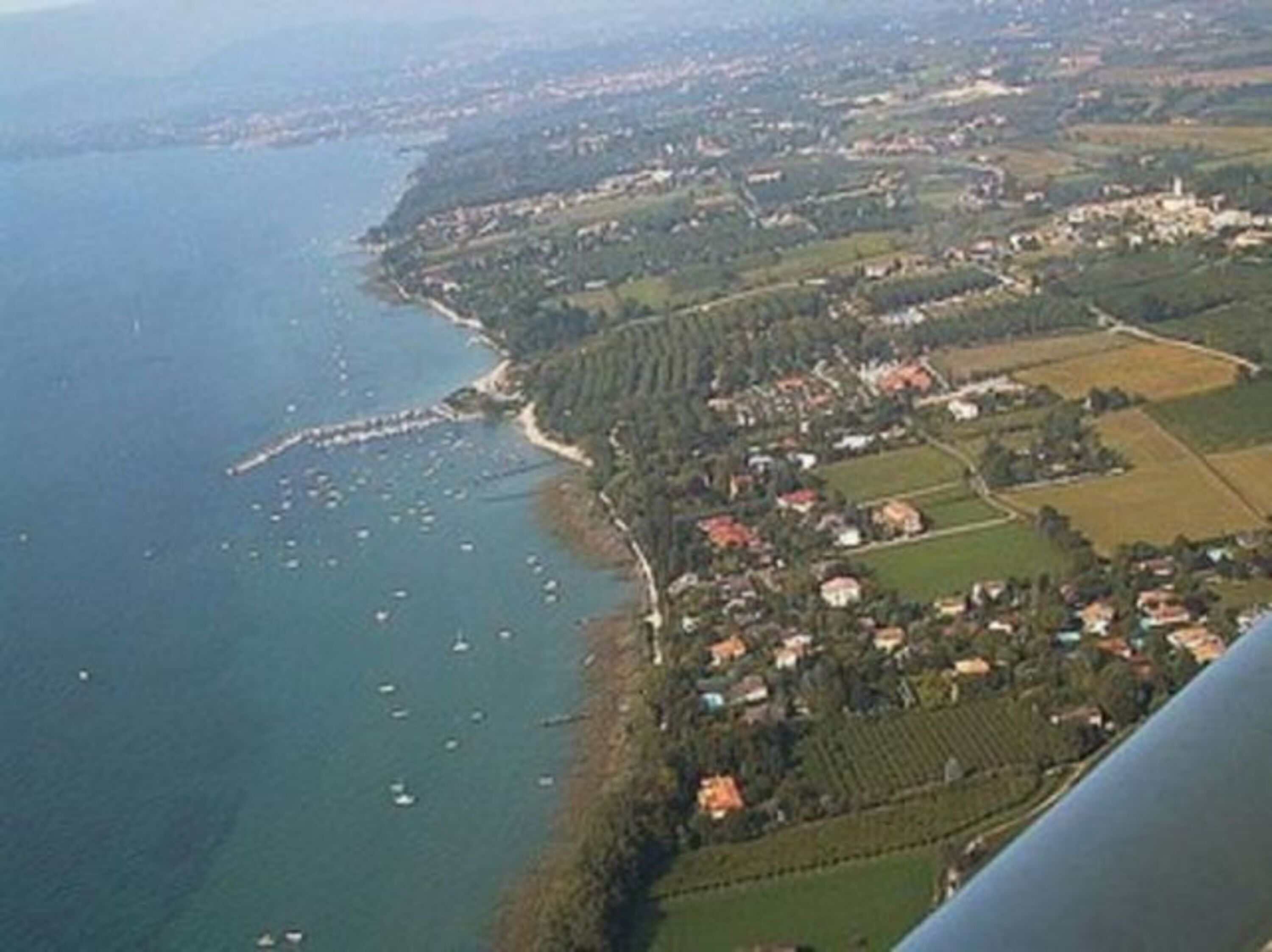 Panoramasicht von Pacengo am Gardasee