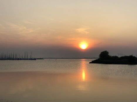 Herrliche Sonnenuntergänge auf der Insel