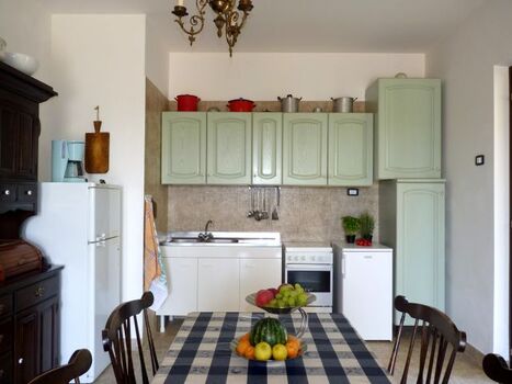 von der Küche aus gelangen sie direkt in den Garten