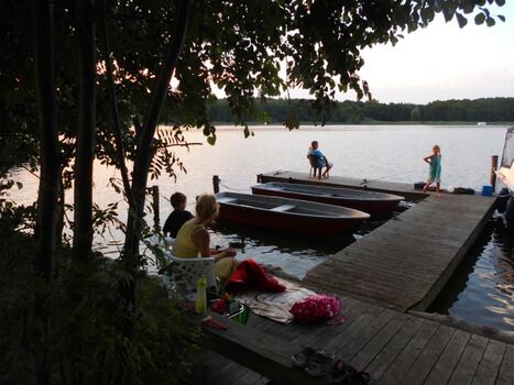 hauseigene Badestelle