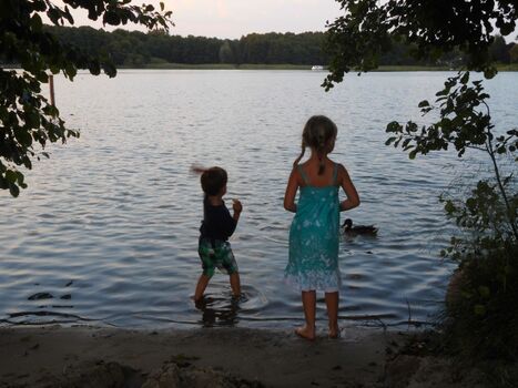 hauseigene Badestelle