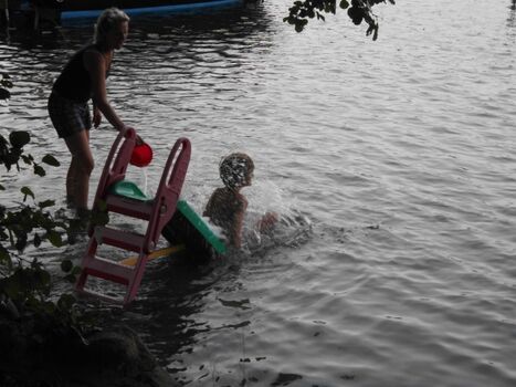 hauseigene Badestelle