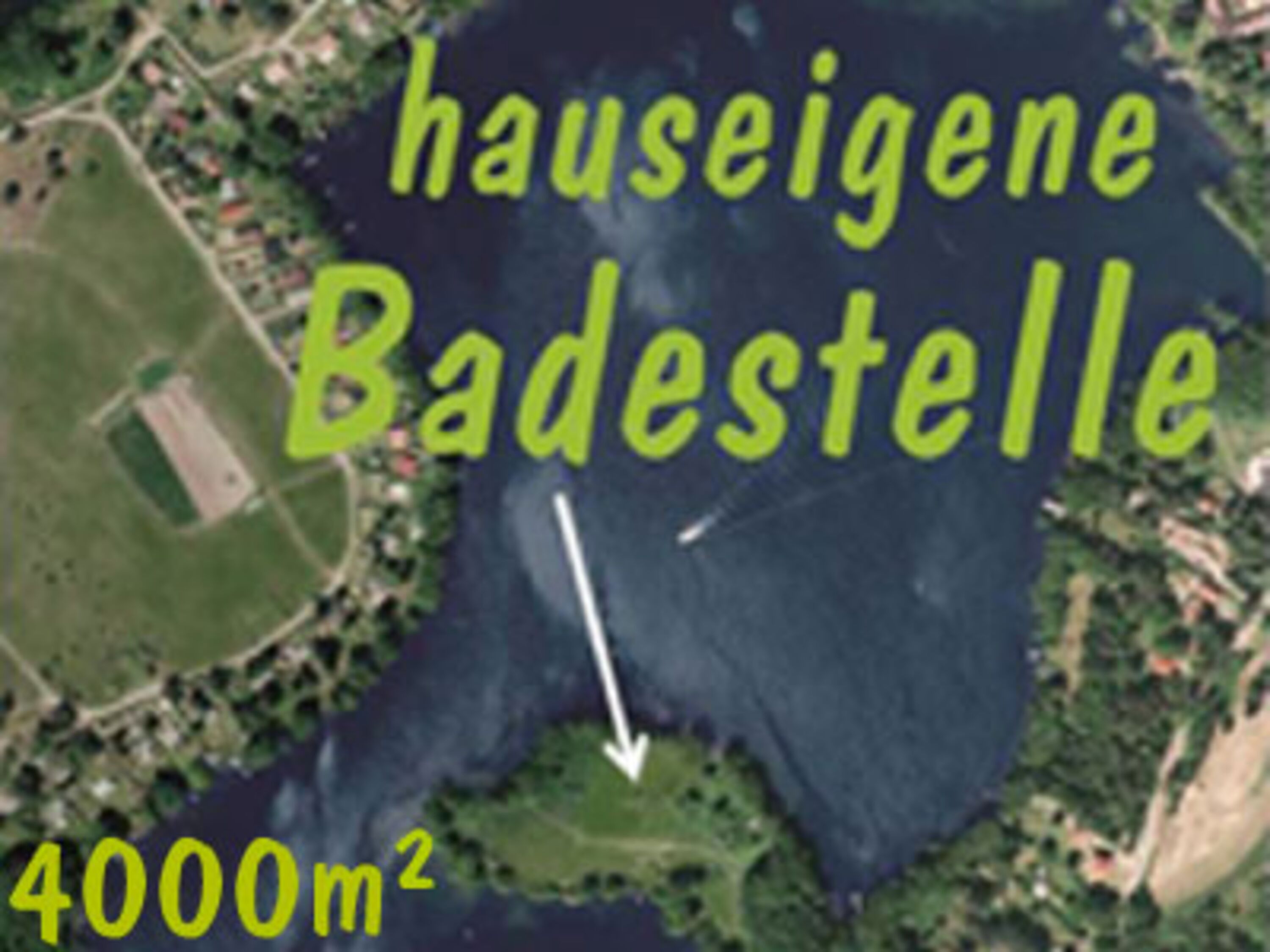 hauseigene Badestelle 4000 m² 