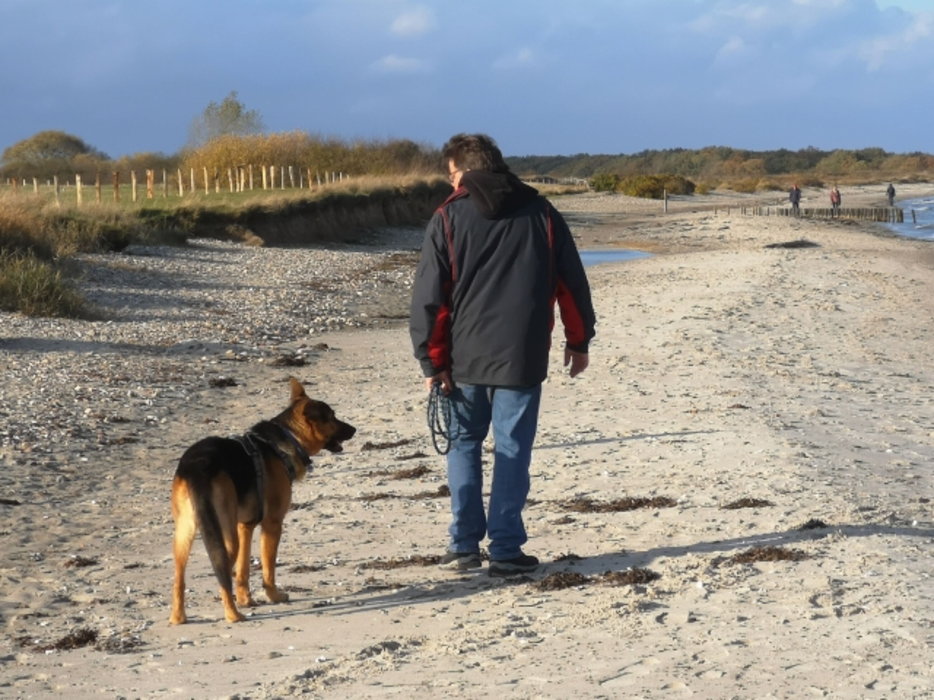 Strandspazierganz im Herbst. Ruhe pur...