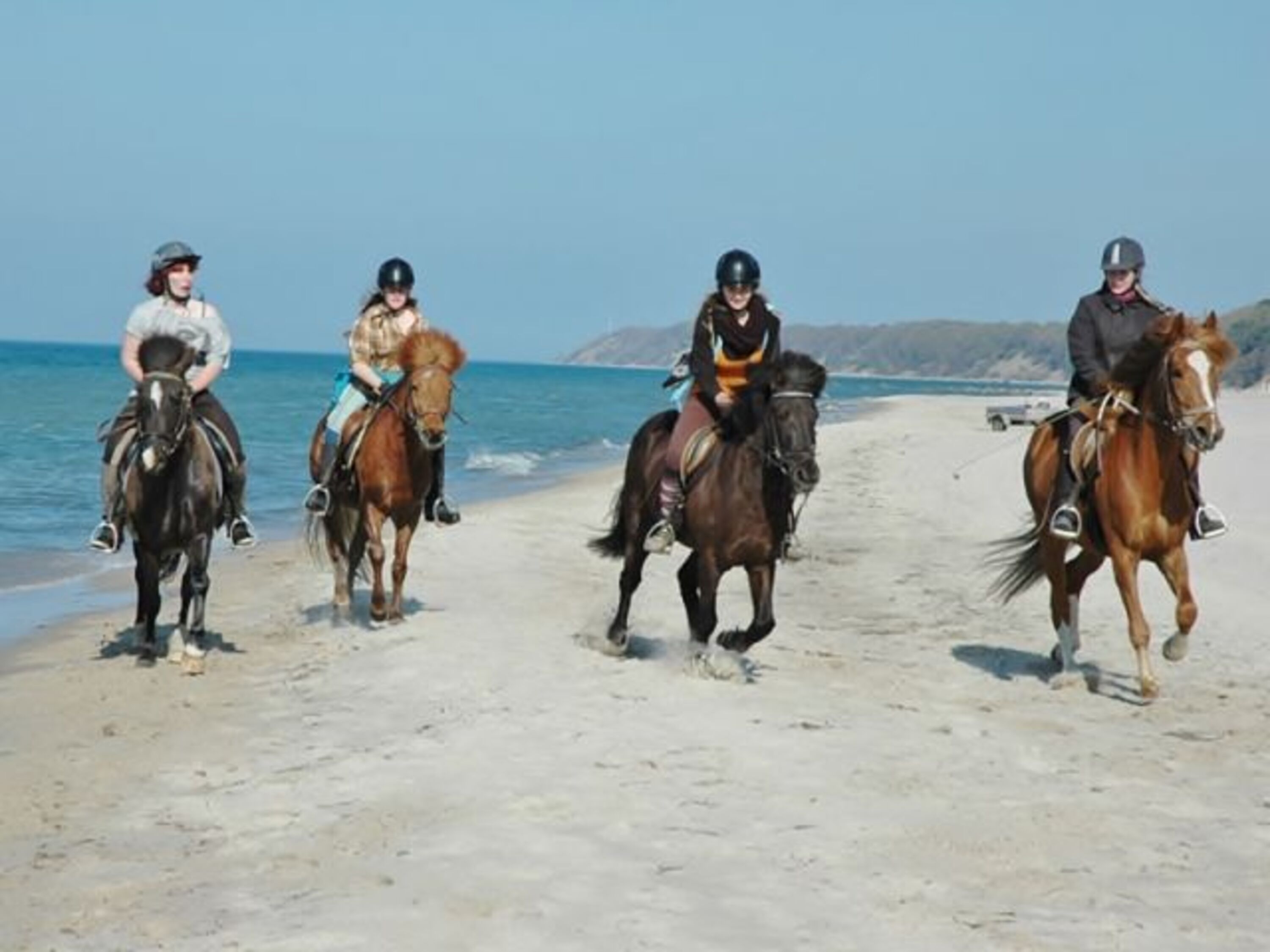 Reiten am Strand