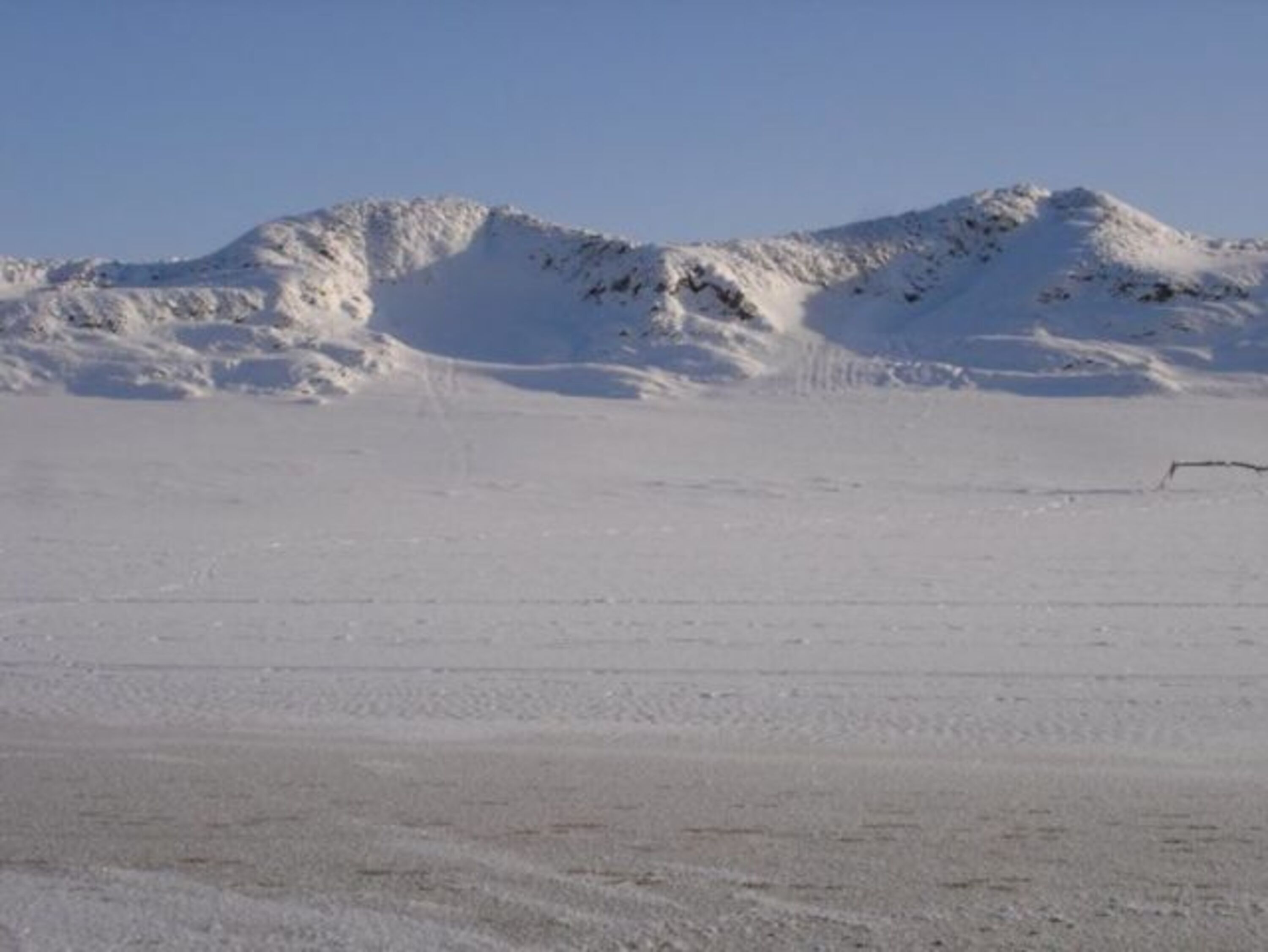 Dünenlandschaft im Winter